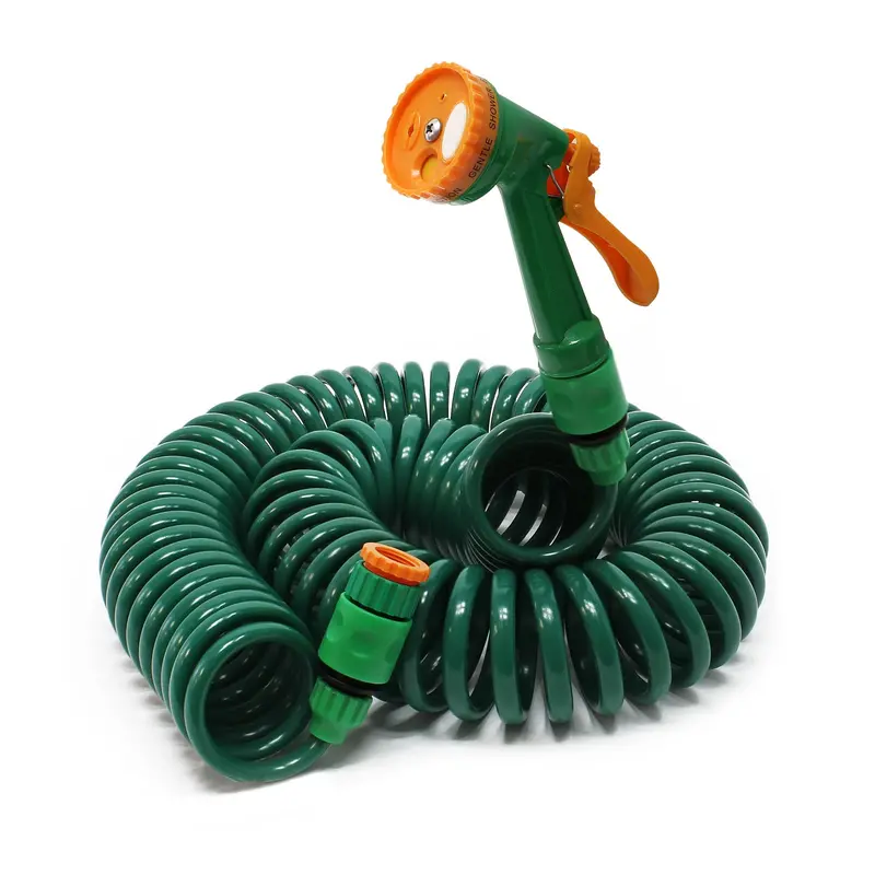 15-Meter Spiral Garden Hose – Kink-Resistant Watering Hose 1