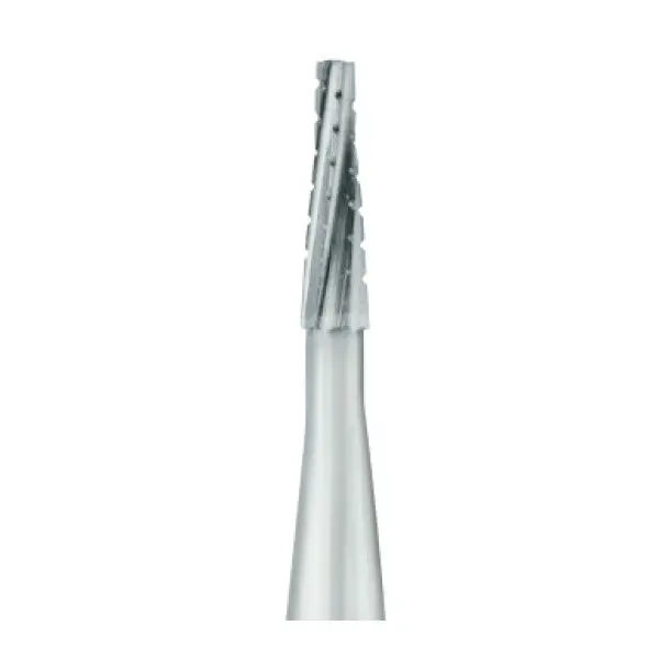 168 Tapered Fissure Carbide Burs – Plain Cut, Sterile Pack (10 Or 100) 1