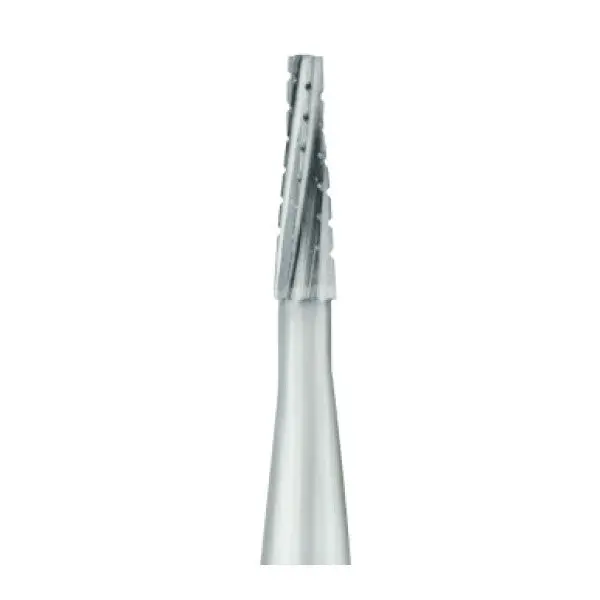 170L Plain-Cut Tapered Fissure Carbide Bur – 10- Or 100-Piece Pack 1