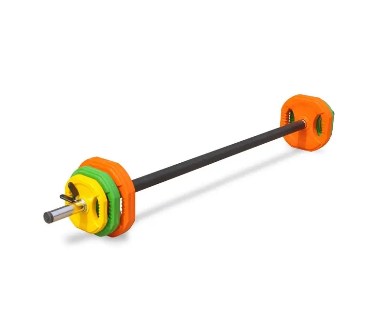 20 Kg Studio Pump Weight Set With Barbell – Aerobic & Strength Training Kit 1