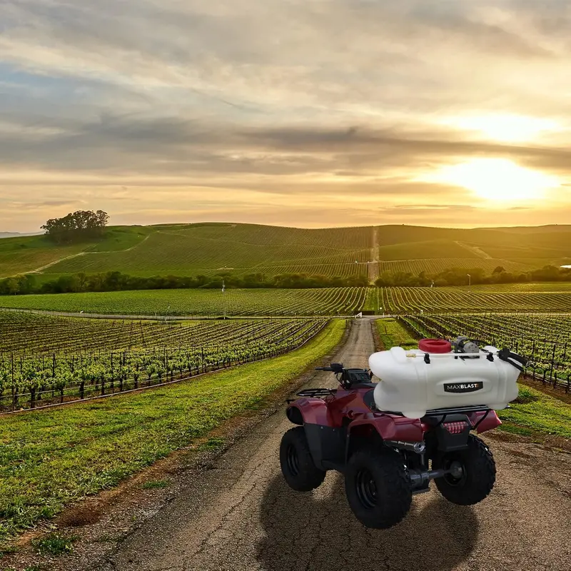 60L Atv-Mounted Sprayer System: Fertiliser & Pesticide Spreader For Quads With 6 Interchangeable Nozzles 1