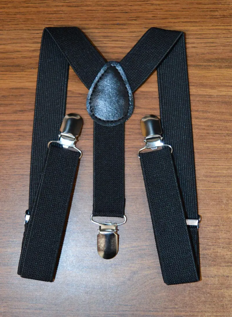 Adjustable Kids' Formal Suspenders – Timeless Black, White, Grey & Navy Options For Boys And Girls 1