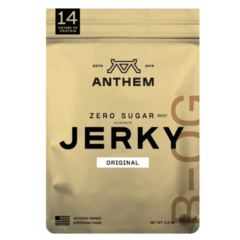 Anthem Original Zero-Sugar Beef Jerky – Low-Carb High-Protein Option 1