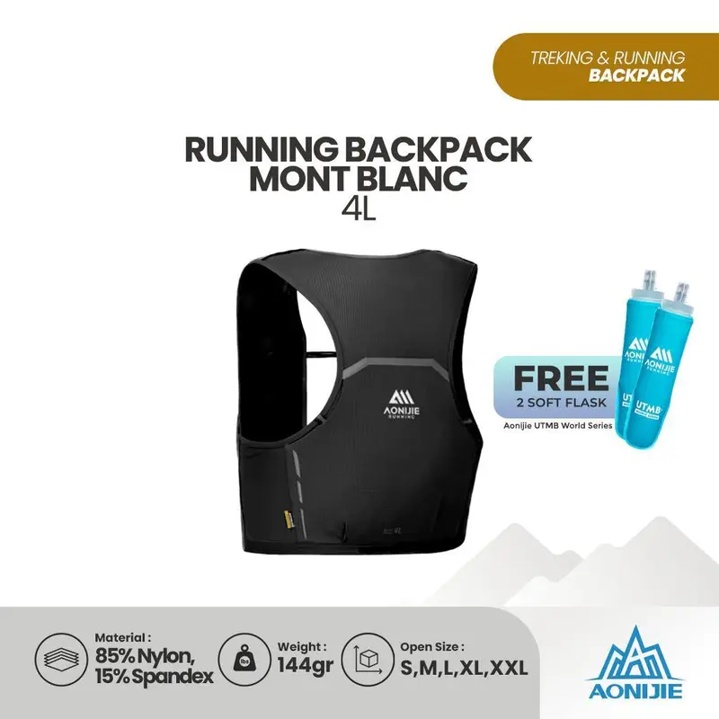 Aonijie Mb-4L Minimalist Running Backpack – Compact Trail Essential 1