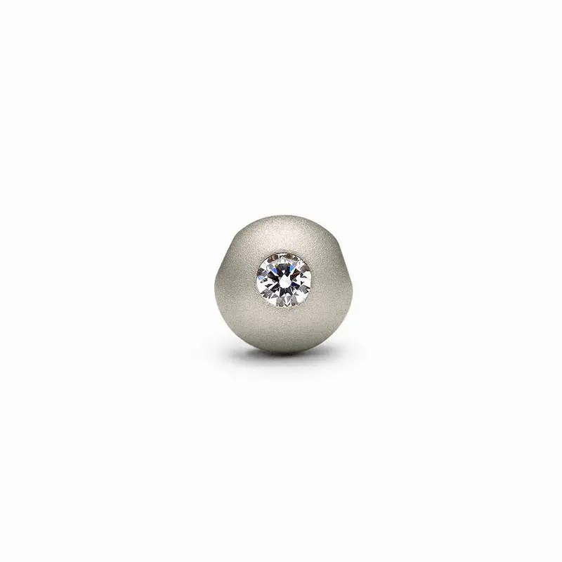 Auraeins Sphere Pendant In Gold With Diamond 1