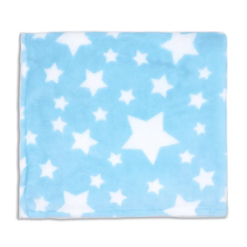 Baby Mode Star-Pattern Flannel Fleece Blanket 1