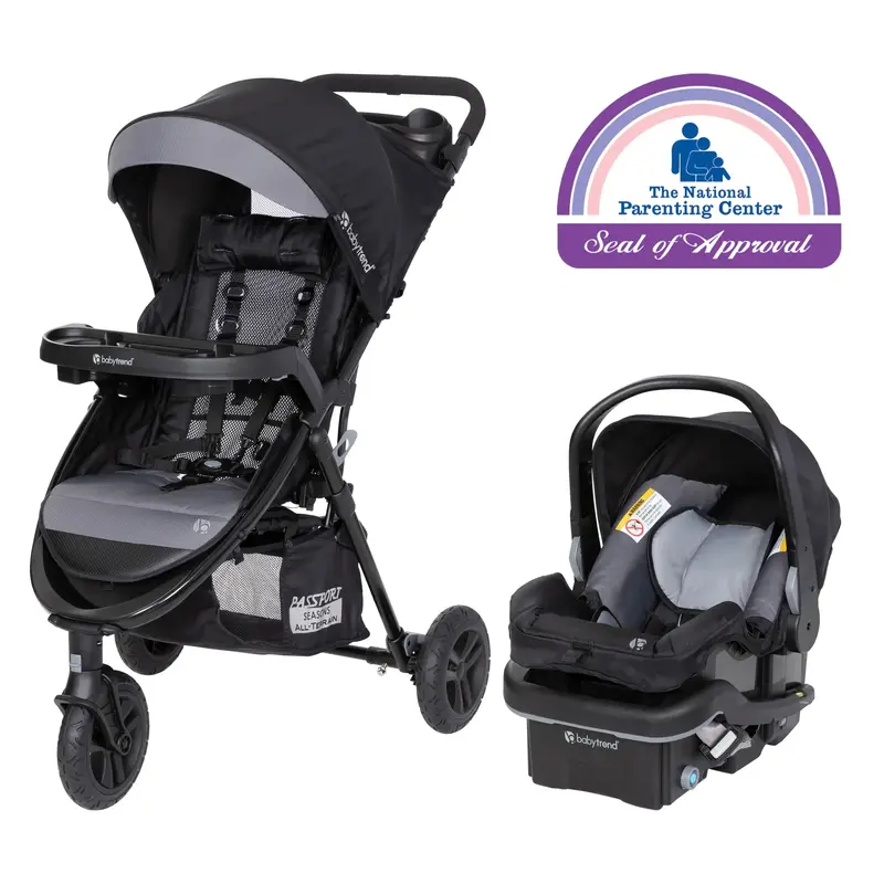 Baby Trend Passport Seasons All-Terrain Travel System – Includes Ez-Lift Plus Infant Car Seat & Stroller 1