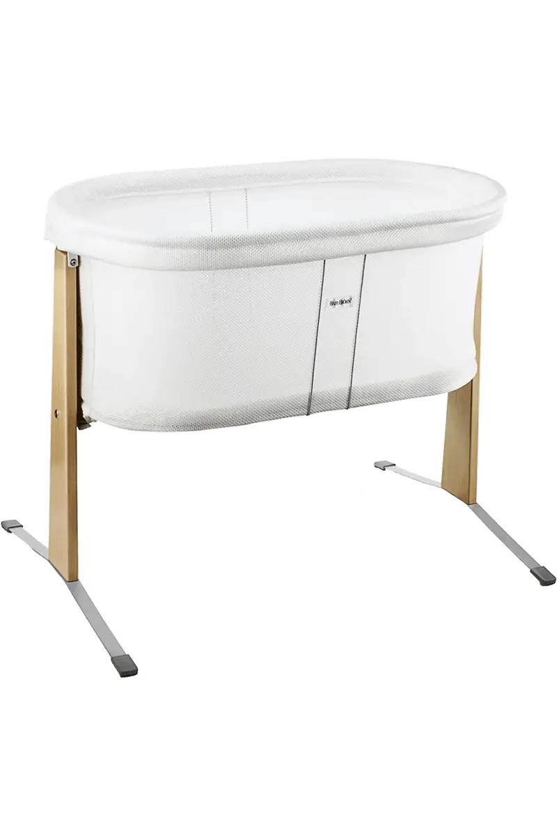 Babybjörn Harmony Cradle – Lightweight Mesh Bassinet With Gentle Rocking Motion (White) 1