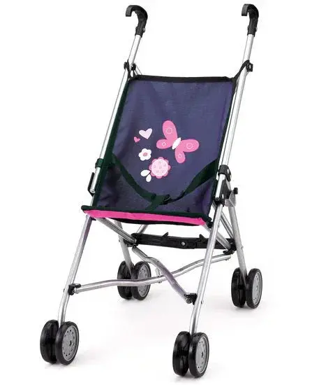 Bayer Design Navy Fabric Doll Buggy For Kids 1