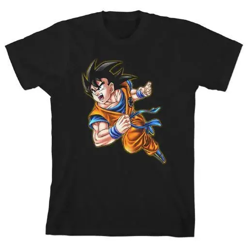 Bioworld Dragon Ball Z Goku Youth T-Shirt – Black Graphic Tee 1