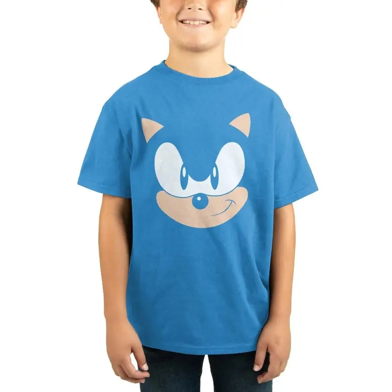 Bioworld Sonic The Hedgehog Sapphire Face Youth T-Shirt 1