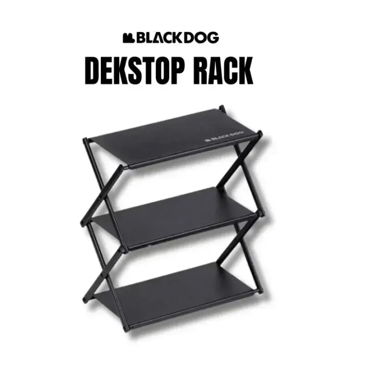 Blackdog 3-Tier Desktop Folding Storage Rack – Space-Saving Organizer For Gear & Supplies 1