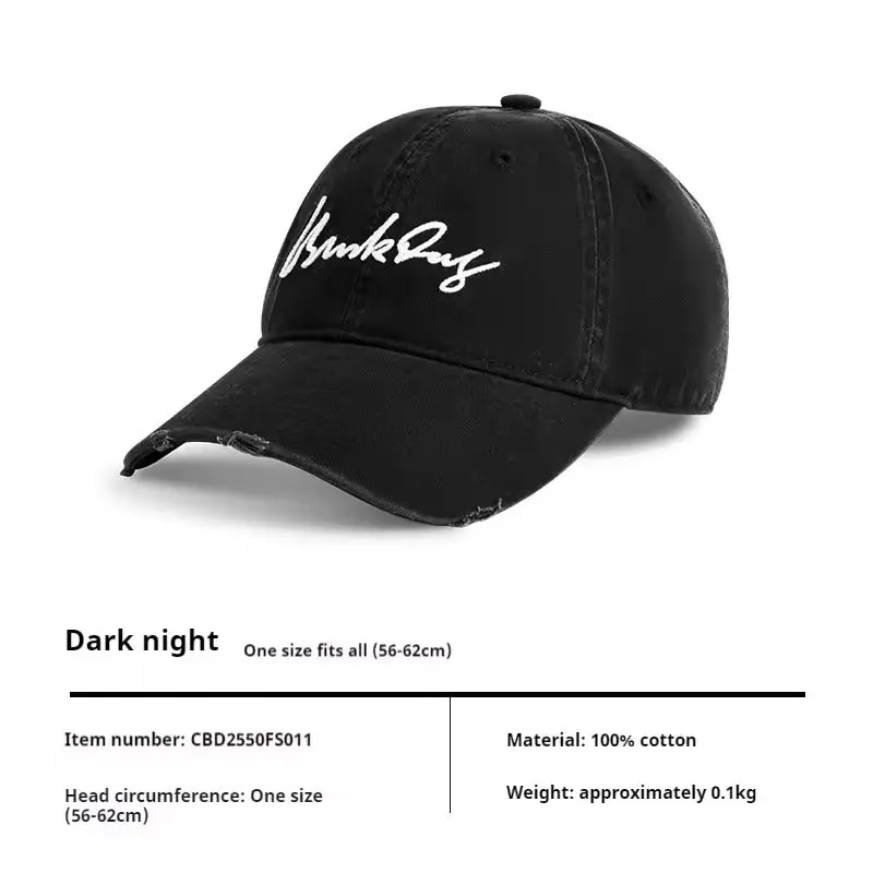 Blackdog Edgy Embroidered Baseball Cap – Adjustable Outdoor Adventure Hat 1