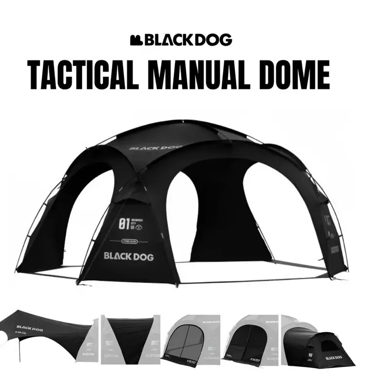 Blackdog Fantasy City Dome Tent With Full Accessory Kit 1