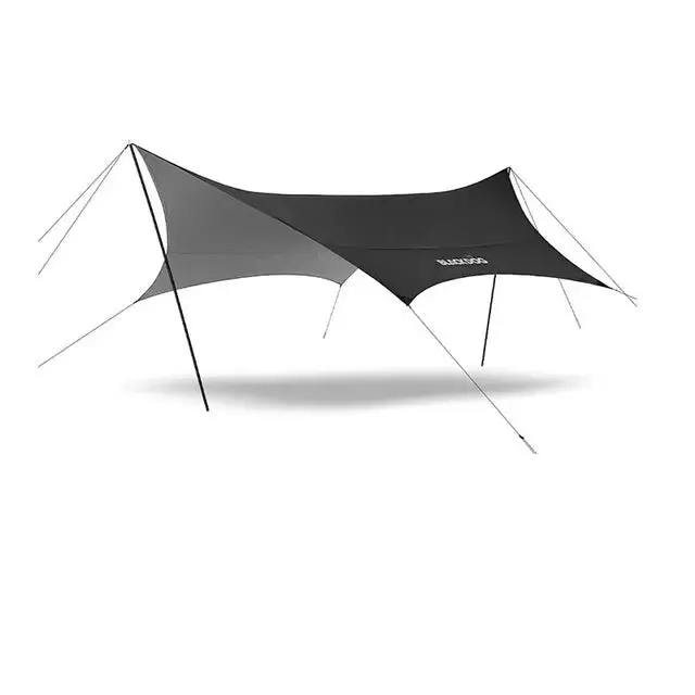 Blackdog Heavy-Duty Hexagonal Silver-Coated Rain & Sun Tarp 1