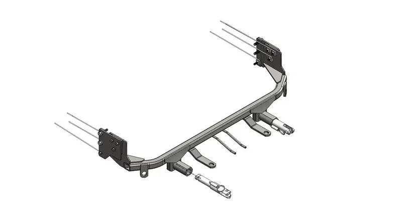 Blue Ox Bx1715 Heavy-Duty Tow Bar Base Plate With Removable Attachment Tabs – 3-Ton Rating 1