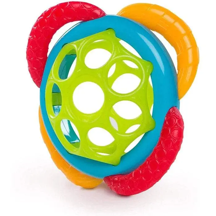 Bright Starts Oball Grasp & Teethe Infant Toy For Sensory Development 1