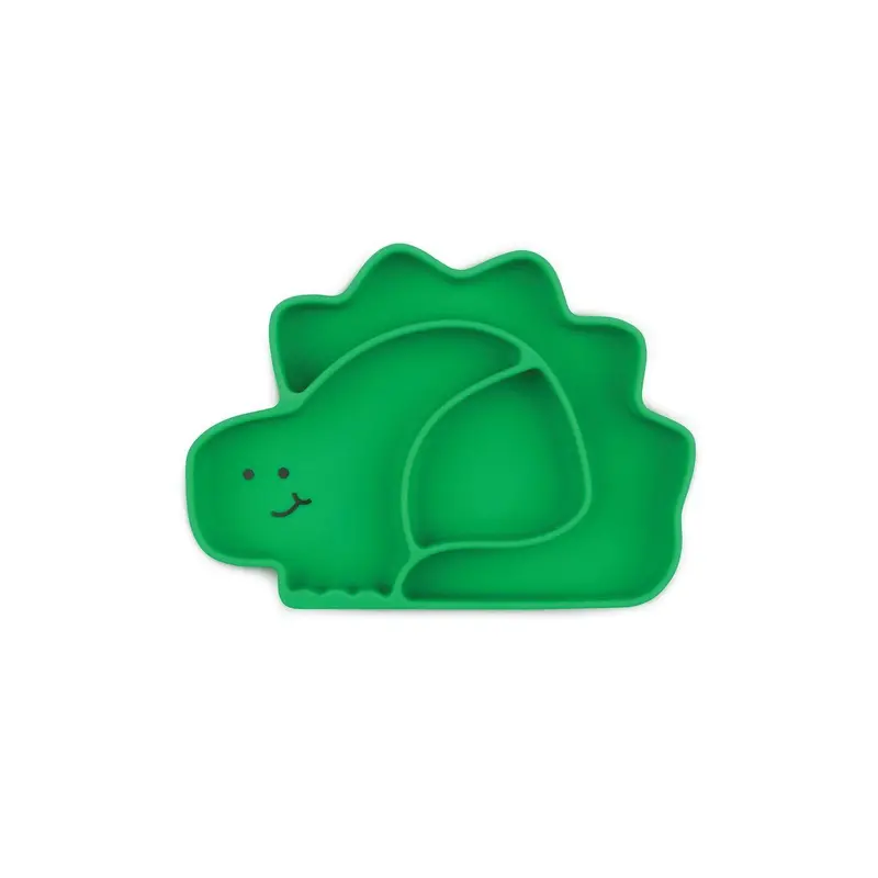 Bumkins Dinosaur Silicone Suction Plate For Toddlers 1