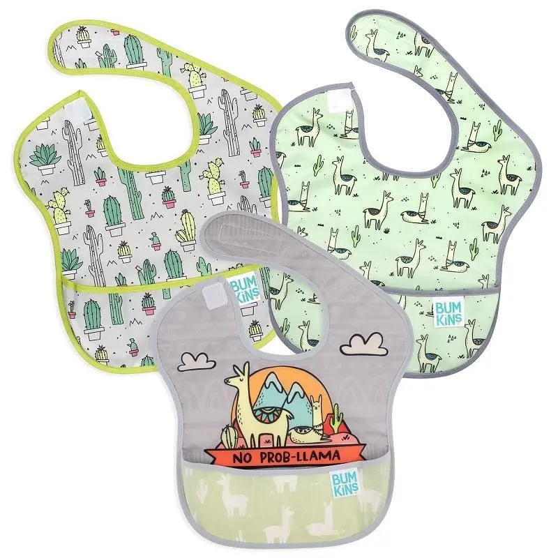 Bumkins Superbib Pack – 3 Reusable Baby Bibs 2