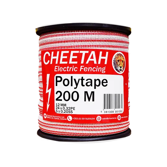 Cheetah 200-Meter X 12Mm Conductive Polytape Roll 1