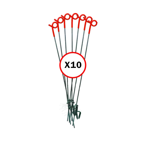 Cheetah 8Mm Pigtail Ground Posts (Pack Of 10) 1