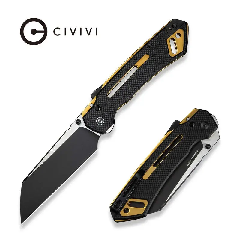 Civivi Buster Fg Black Coarse G10 Knife – Nitro-V Blade With Aggressive Texture (4.2") 1