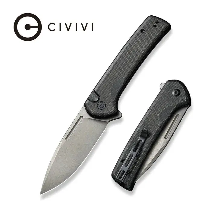 Civivi Conspirator Tactical Flipper Knife With Button Lock Mechanism 1