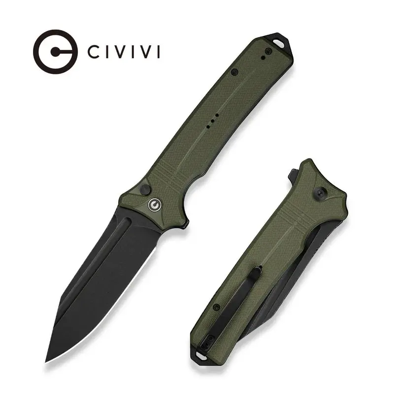 Civivi Neurohaptic Flipper Knife – Button-Lock Mechanism, Tactile Feedback 1
