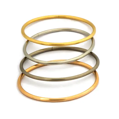 Classic Yellow Gold Bangle 1