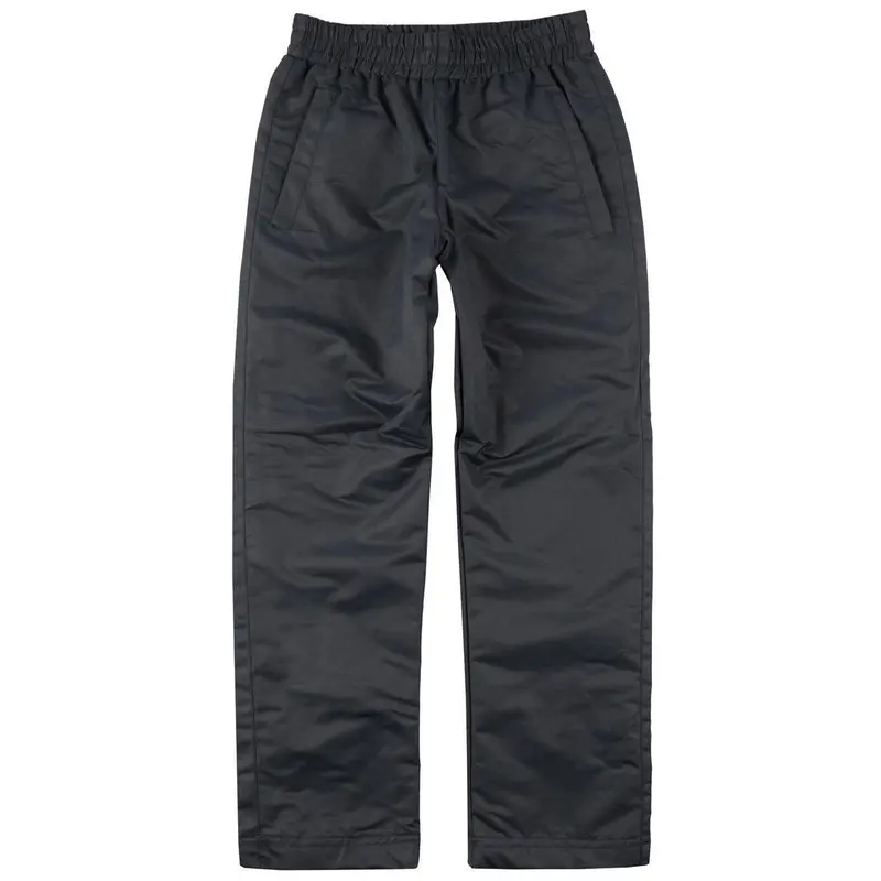 Conifere Unisex Black Splash-Resistant Kids’ Rain Pants 1