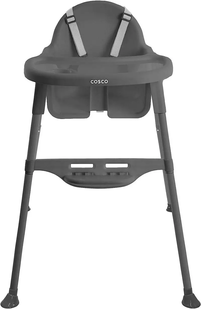 Cosco Canteen Adjustable High Chair In Modern Gray 1