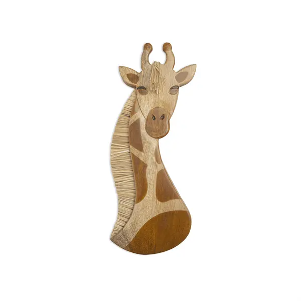 Crane Kendi Giraffe Wall Hanging Decor – Soft Plush Design 1