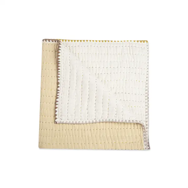 Crane Kendi Quilted Crib Blanket – Soft Cotton Finish 1