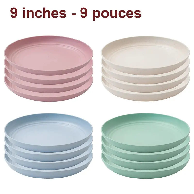 Day In Day Out Eco-Friendly 9-Inch Plate Set – 4-Pack 1