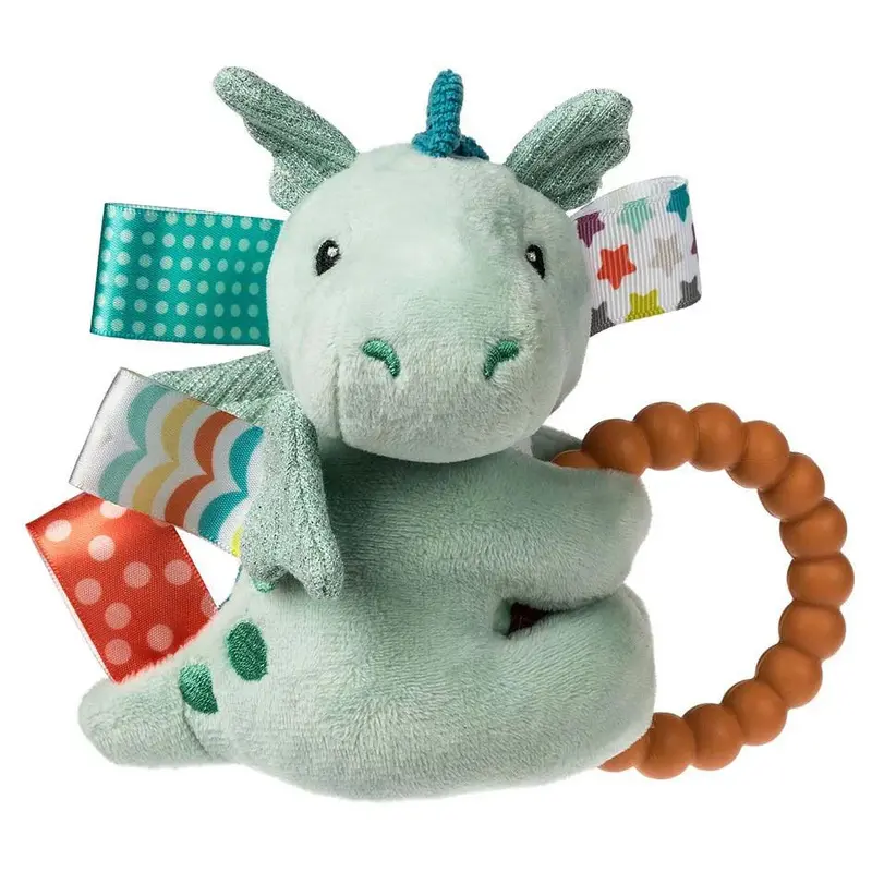 Drax Dragon Taggies Rattle & Teether – 6-Inch Sensory Toy 1