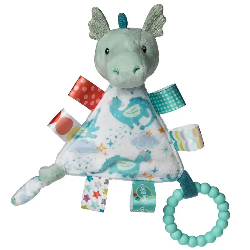 Drax Dragon Taggies Teether – 6-Inch Textured Infant Toy 1