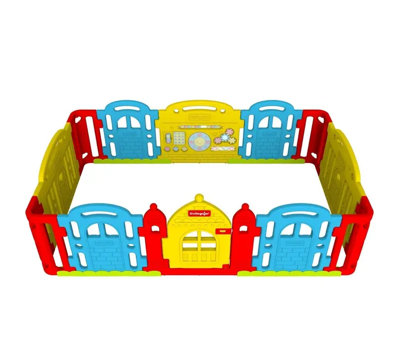 Dwinguler Castle Playpen – Modular Safe Play Area For Toddlers 1