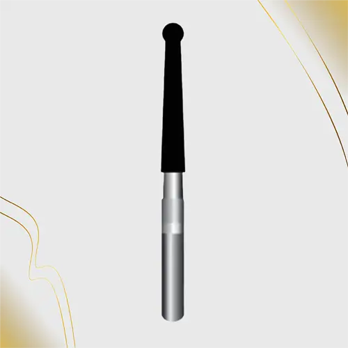 E164-015 – 10-Pack Coarse Endo Diamond Burs (Pointed Cone, Coated Tip) 1