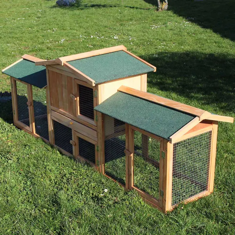 Extra-Large Rabbit Hutch With Outdoor Run – Suitable For Guinea Pigs And Small Pets 1