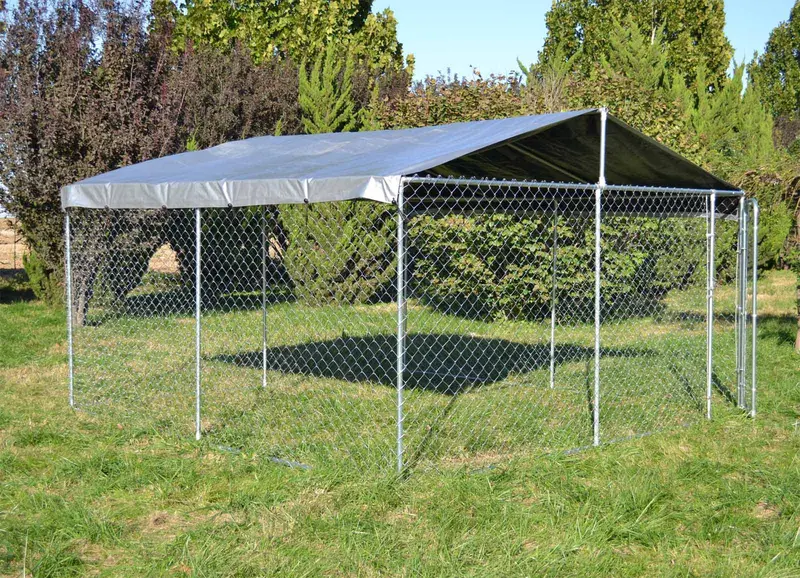 Extra-Large Uv- And Waterproof Dog Playpen – 4 X 4 X 1.83 M With Locking Door 1