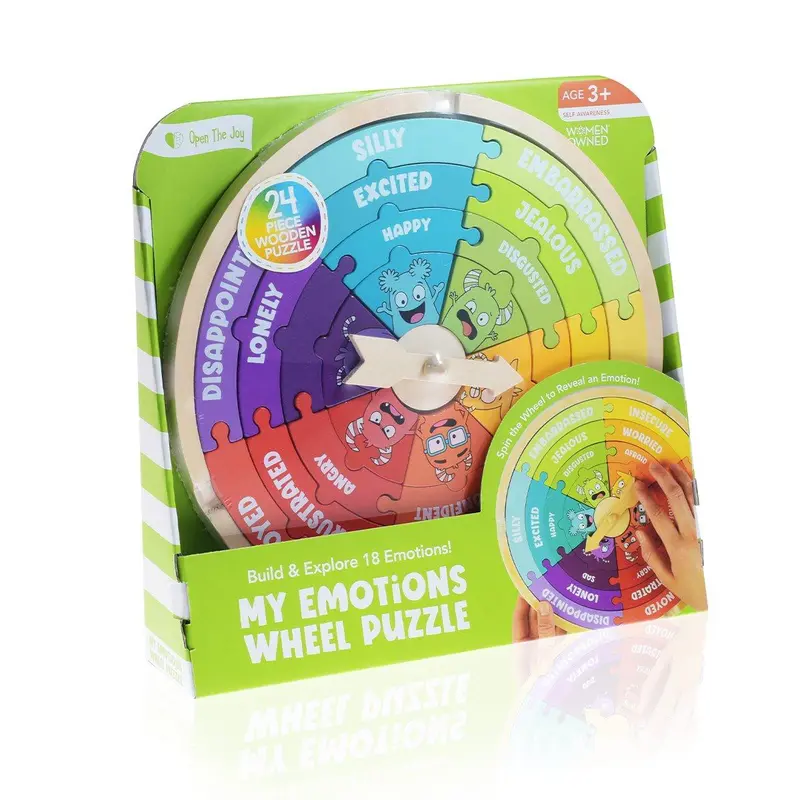 Fdmt My Emotions Wheel – Interactive Puzzle For Identifying Feelings 1