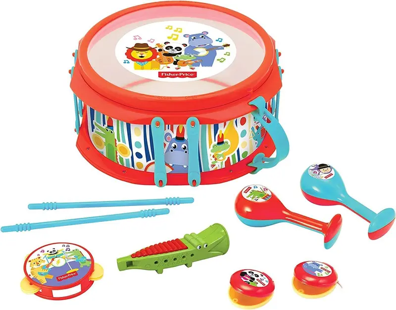 Fisher-Price Marching Band Drum Kit For Toddlers 1