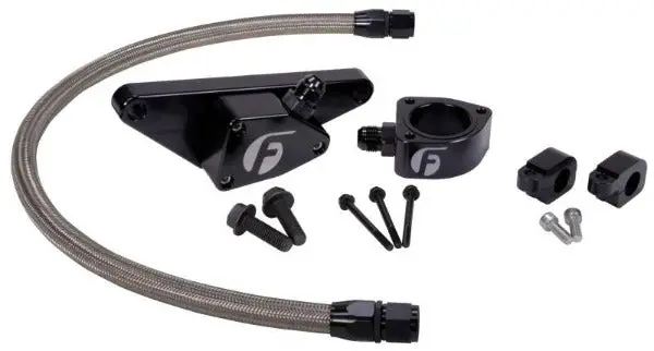 Fleece Manual Transmission Coolant Bypass Kit For 2003–2007 Dodge Ram 5.9L Cummins (Ss Braided Hose) 1