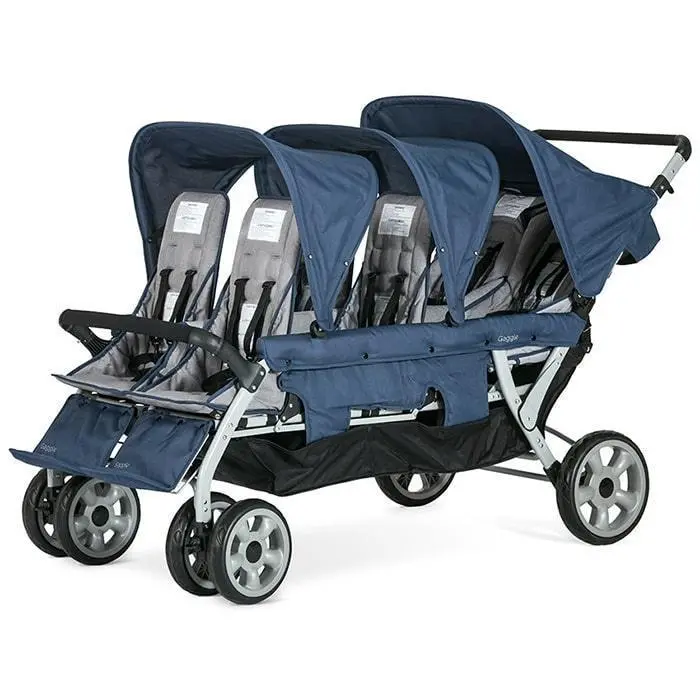 Foundations Gaggle Jamboree™ 6-Seat Stroller – Heavy-Duty Multi-Child Baby Transport System 1
