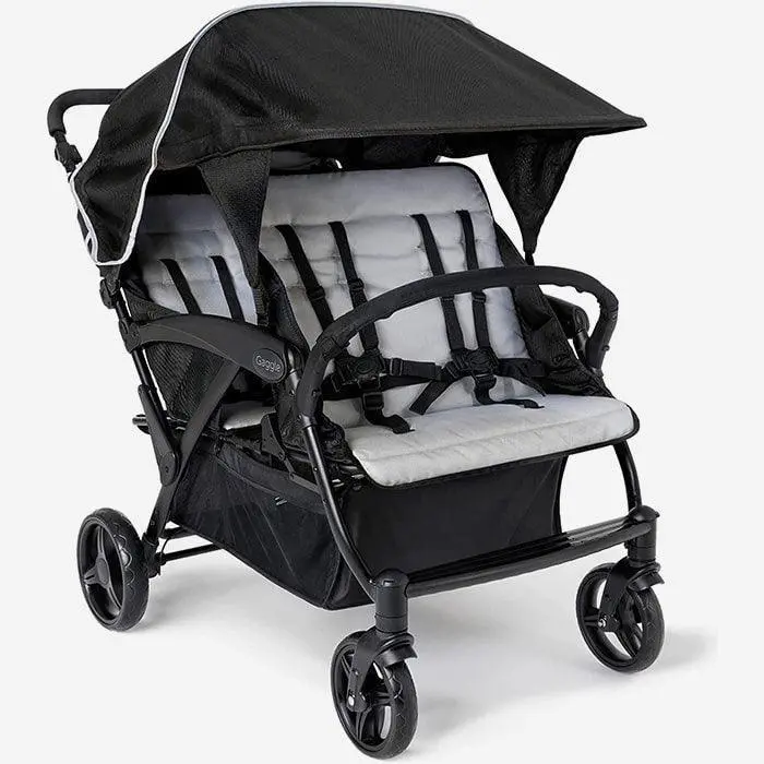 Foundations Gaggle Odyssey 4-Seat Quad Stroller – Compact, Maneuverable Multi-Child Stroller 1