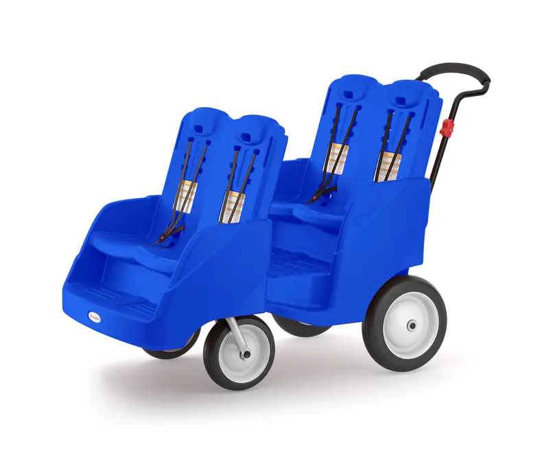 Foundations Gaggle Parade™ 4-Seat Buggy – Multi-Child All-Terrain Stroller With Adjustable Seats 2