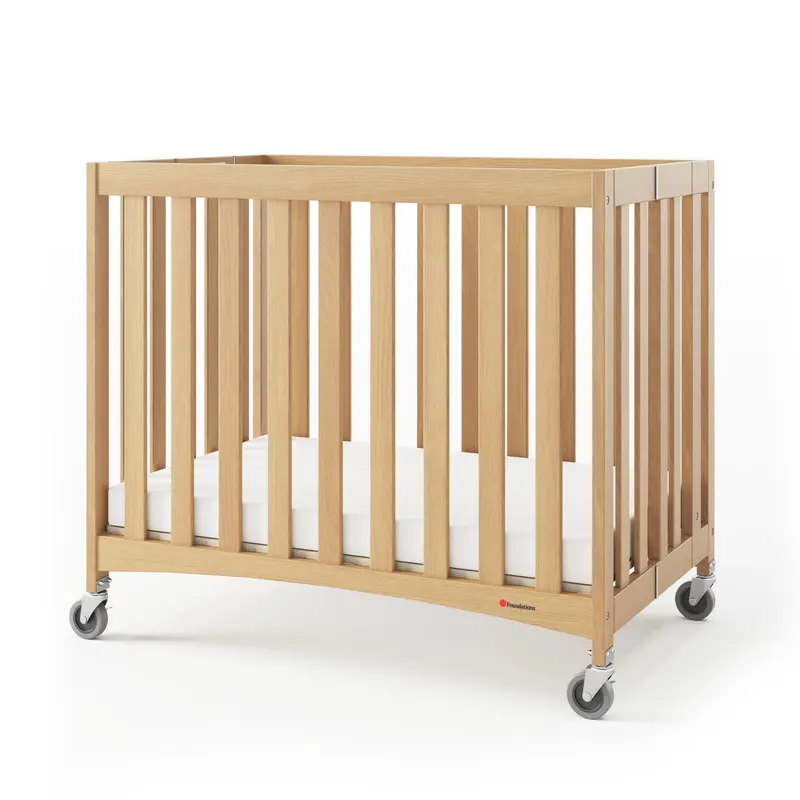 Foundations Travel Sleeper Mini Folding Crib – Space-Saving Commercial Sleeper 1