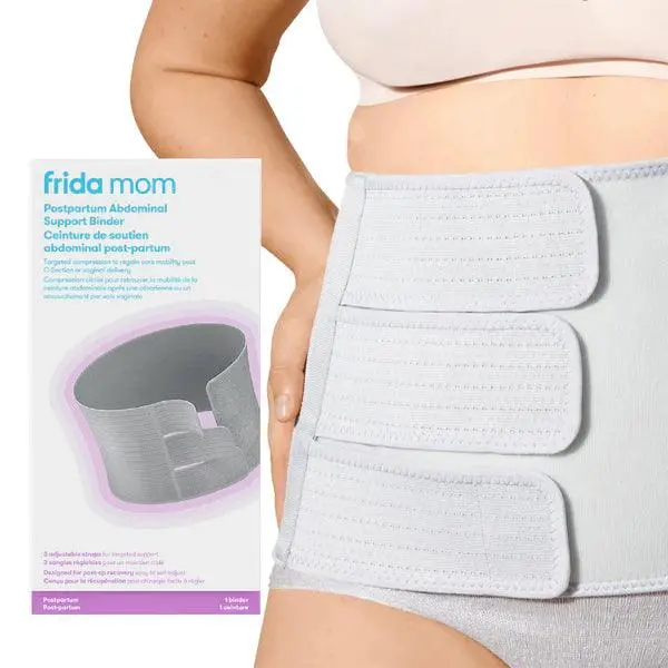 Frida Mom Adjustable Postpartum Abdominal Binder – C-Section & Vaginal Delivery Support 1