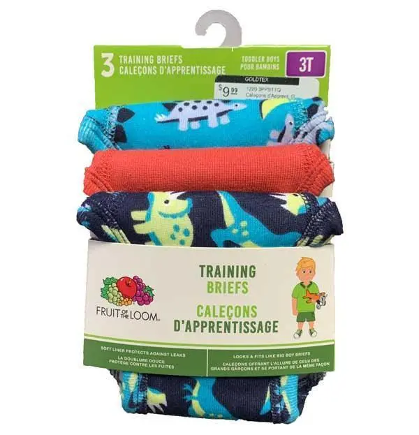 Fruit Of The Loom Toddler Boys Training Underwear – 3-Pack Pull-On Potty Learning Pants 1