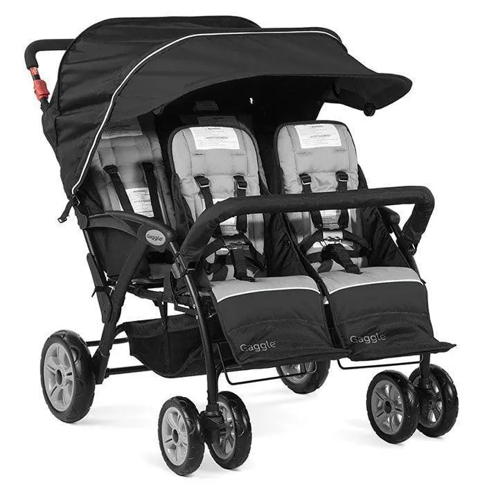 Gaggle Compass Quad – 4-Seat Stroller For Daycare And Newborns 2